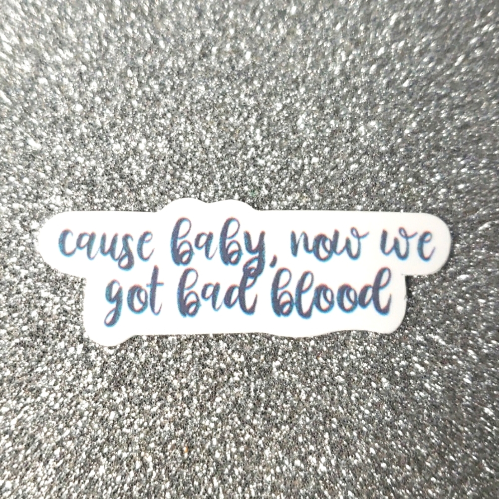 10/$10 Taylor Swift Waterproof Sticker 1989